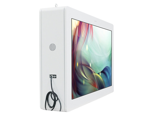 55in Outdoor Digital Signage Displays 2500 Brightness Standing Kiosk