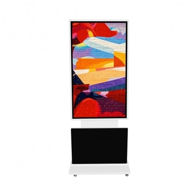Android Rotating Floor Standing Digital Signage 55 Inch 49 Inch