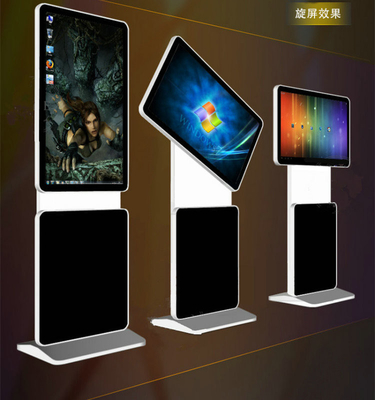 Android Rotating Floor Standing Digital Signage 55 Inch 49 Inch