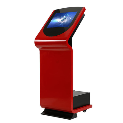 Red 19In Post Office Kiosk 360 Nits Interactive Information Kiosk