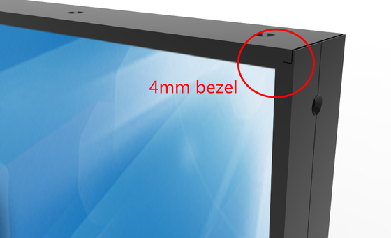 4mm Bezel 43 Inch Digital Signage Wall Mounted For Restaurant Or Bars