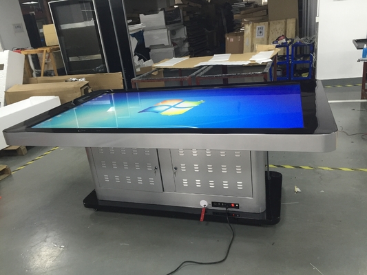 86In Interactive Multi Touch Table Shopping Centre Standing Kiosk