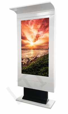 1500 Nits LCD 65 Inch Digital Signage Floor Standing Kiosk 1920*1080p