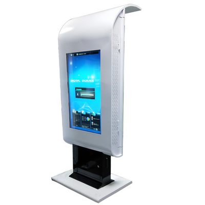 1500 Nits LCD 65 Inch Digital Signage Floor Standing Kiosk 1920*1080p