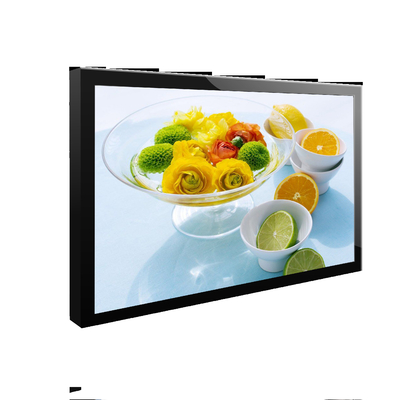 55in Wall Mount Digital Signage 1920x1080 Support LAN WLAN Network