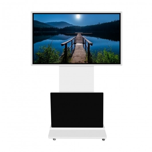 Android Rotating Floor Standing Digital Signage 55 Inch 49 Inch